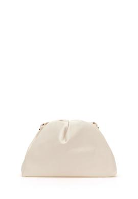 Kadın Beyaz Kuzu Derisi Kol Çantası - 50318231003