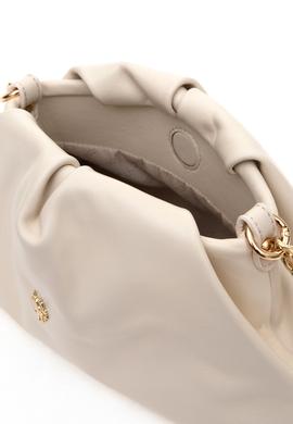 Kadın Beyaz Kuzu Derisi Kol Çantası - 50318231003