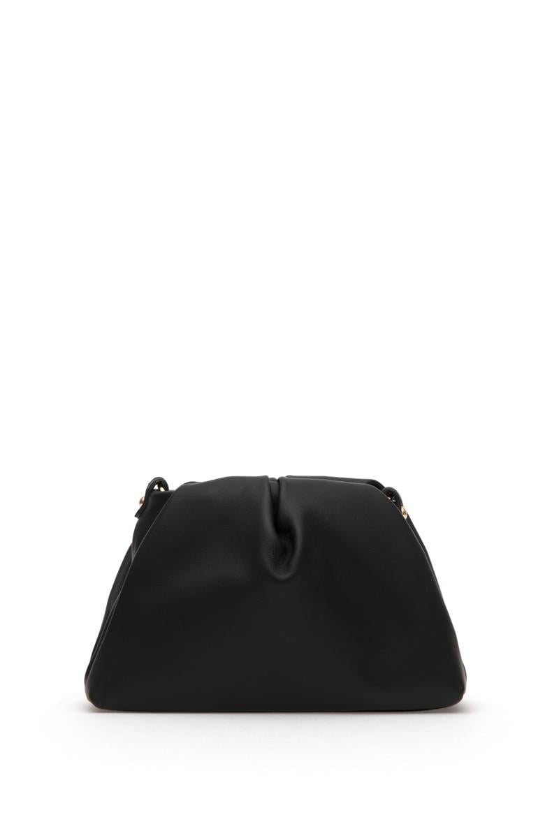 Kadın Siyah Kuzu Derisi Kol Çantası - 50318231001