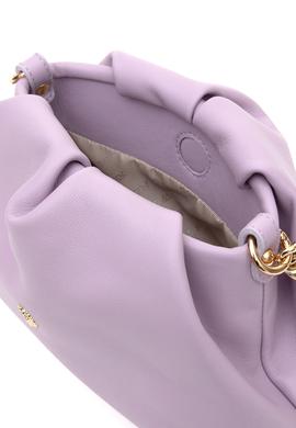 Kadın Lila Kuzu Derisi Kol Çantası - 50318231007