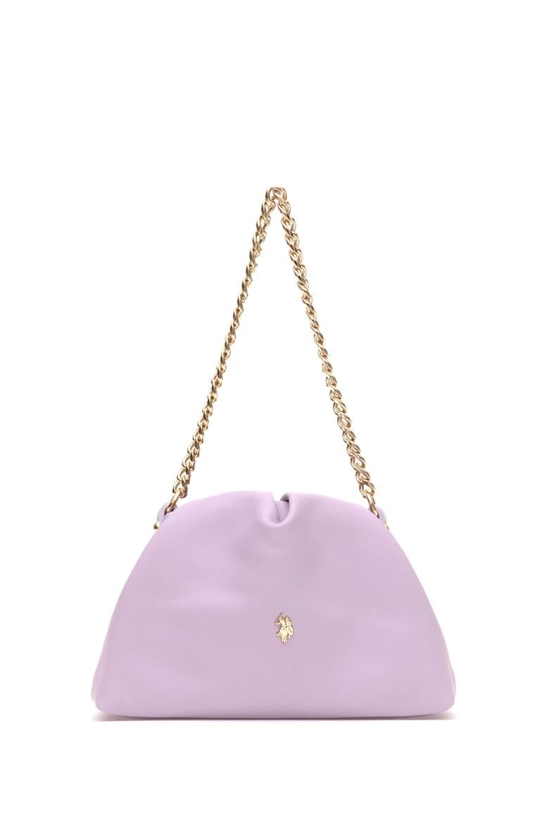 Kadın Lila Kuzu Derisi Kol Çantası - 50318231007