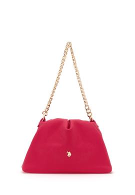 Kadın Fuşya Kuzu Derisi Kol Çantası - 50318231010