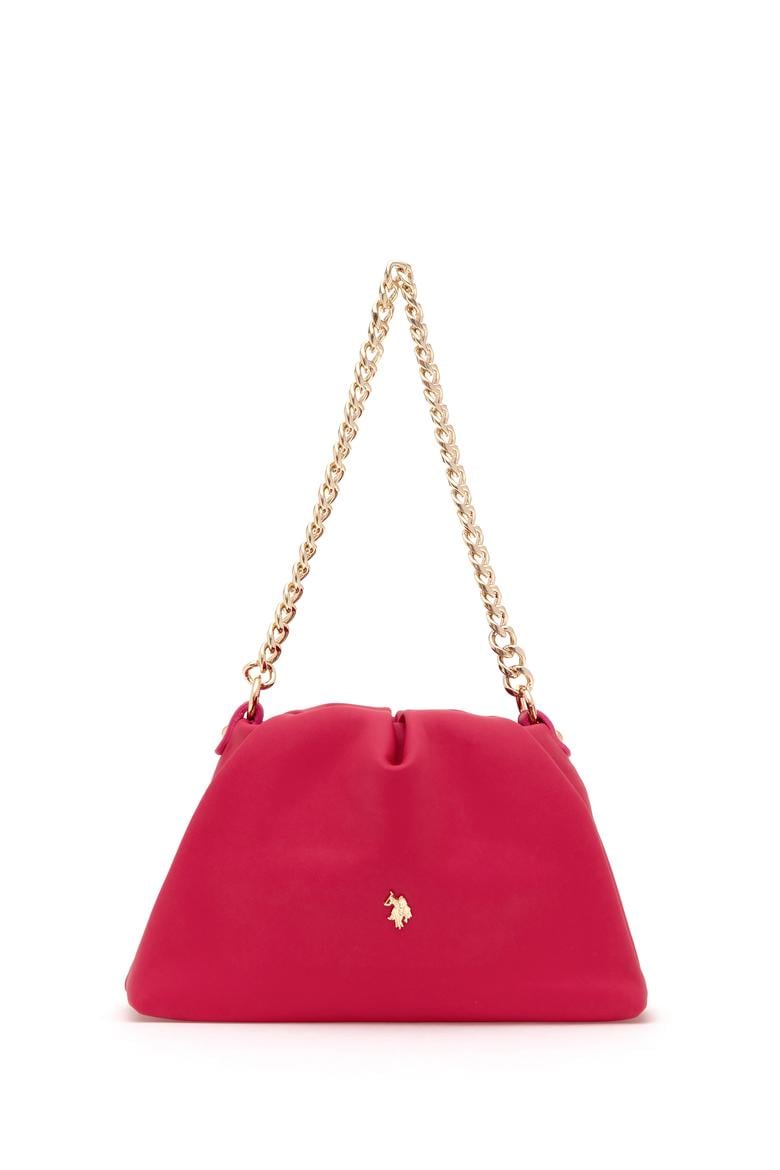 Kadın Fuşya Kuzu Derisi Kol Çantası - 50318231010