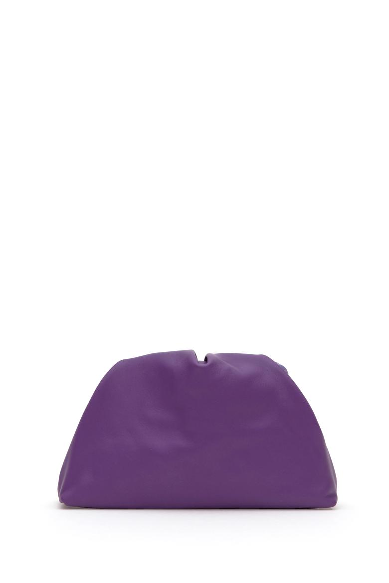 Kadın Mor Kuzu Derisi Kol Çantası - 50318231011