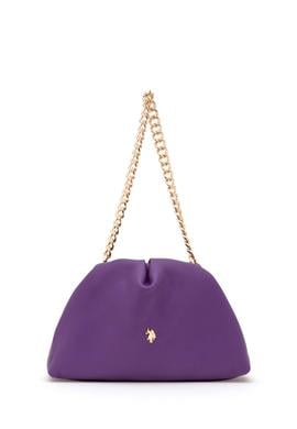 Kadın Mor Kuzu Derisi Kol Çantası - 50318231011