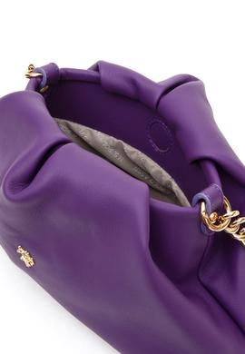 Kadın Mor Kuzu Derisi Kol Çantası - 50318231011