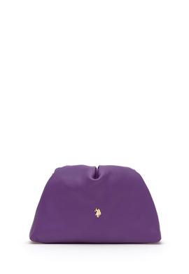 Kadın Mor Kuzu Derisi Kol Çantası - 50318231011