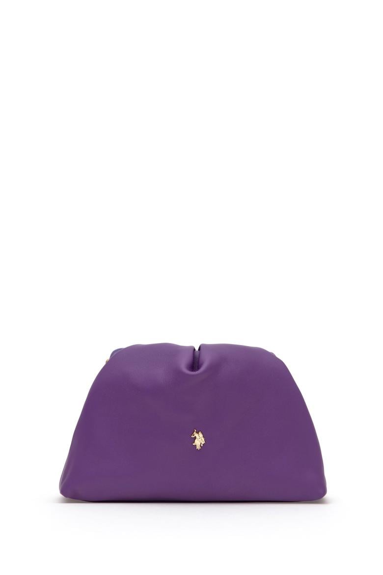 Kadın Mor Kuzu Derisi Kol Çantası - 50318231011