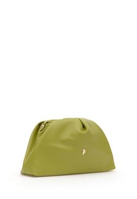 Kadın Fıstık Yeşili Kuzu Derisi Kol Çantası - 50318231009