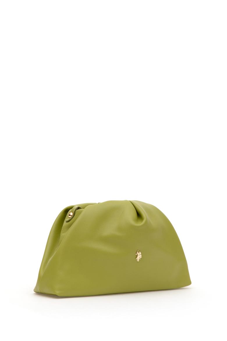 Kadın Fıstık Yeşili Kuzu Derisi Kol Çantası - 50318231009