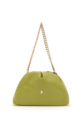 Kadın Fıstık Yeşili Kuzu Derisi Kol Çantası - 50318231009