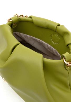 Kadın Fıstık Yeşili Kuzu Derisi Kol Çantası - 50318231009