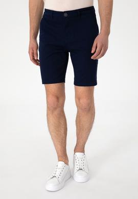 Erkek Lacivert Dokuma Şort - 50299192014