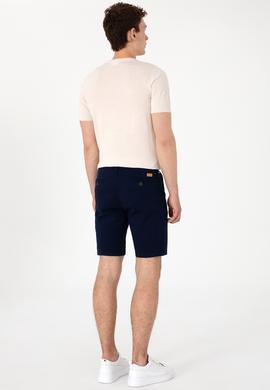 Erkek Lacivert Dokuma Şort - 50299192014