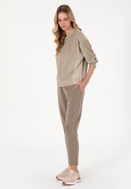 Kadın Haki Modal Karışımlı Eşofman Altı - 50292407004