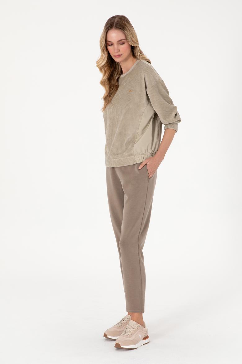 Kadın Haki Modal Karışımlı Eşofman Altı - 50292407004