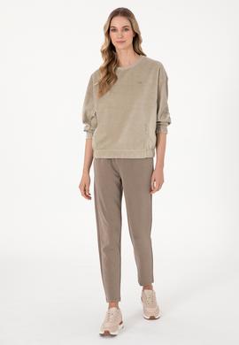 Kadın Haki Modal Karışımlı Eşofman Altı - 50292407004