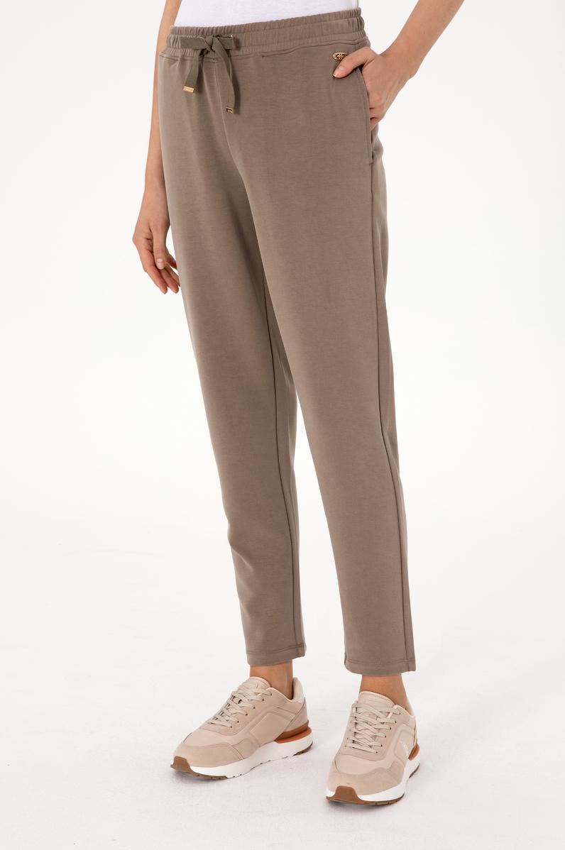 Kadın Haki Modal Karışımlı Eşofman Altı