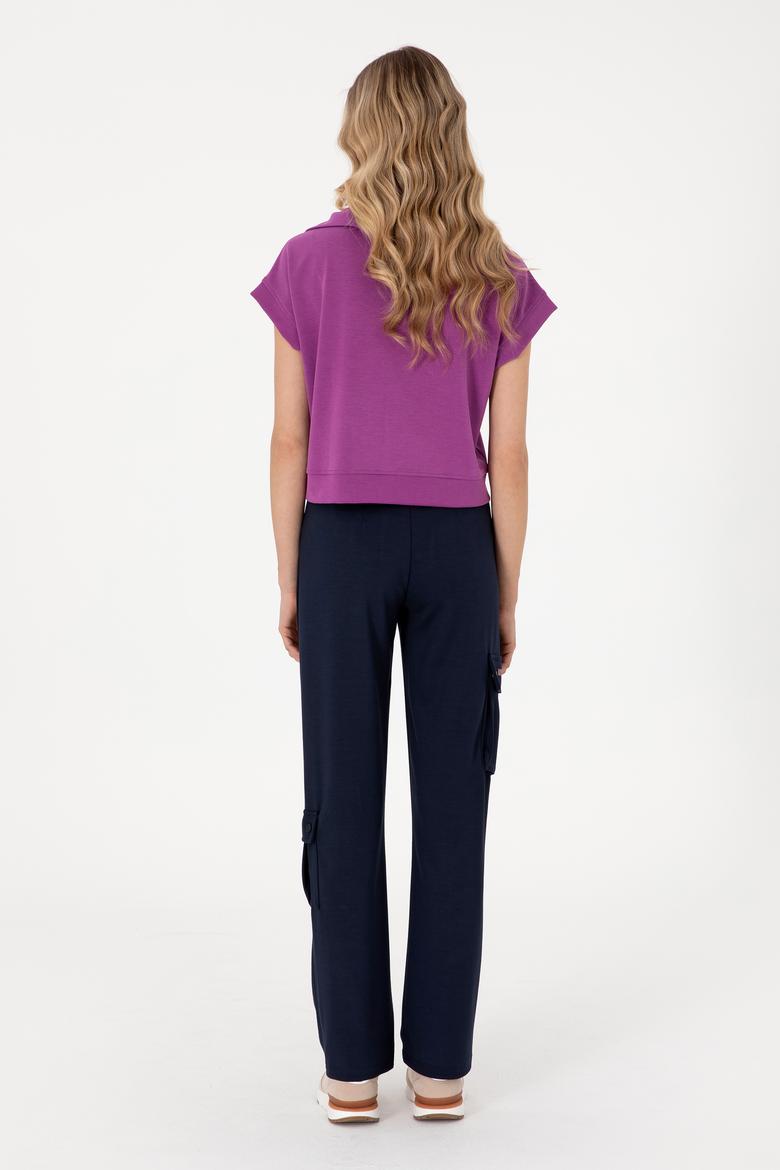 Kadın Lacivert Modal Karışımlı Eşofman Altı - 50291437007