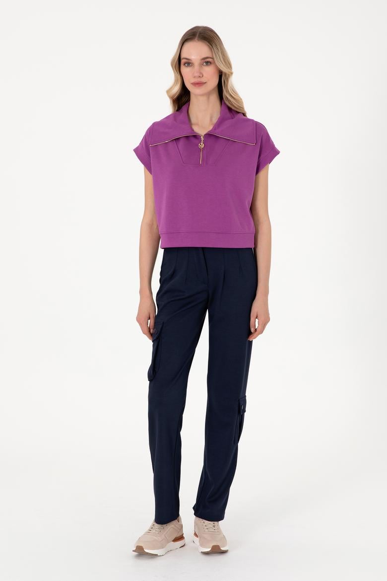 Kadın Lacivert Modal Karışımlı Eşofman Altı - 50291437007