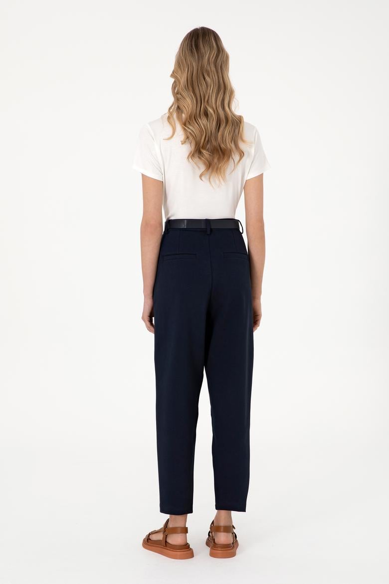 Kadın Lacivert Örme Pantolon - 50292417012