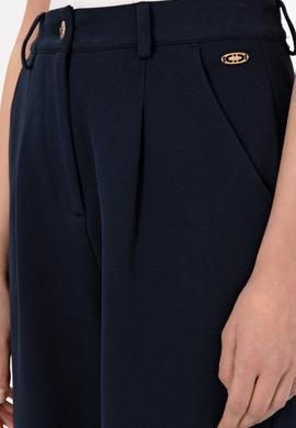 Kadın Lacivert Örme Pantolon - 50292417012