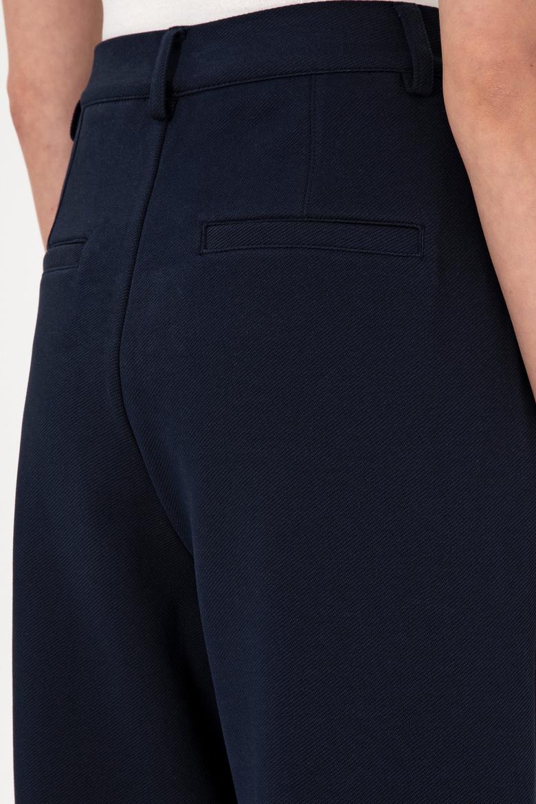 Kadın Lacivert Örme Pantolon - 50292417012