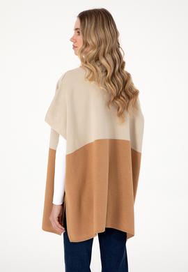 Kadın Taş Triko Panço - 50293013004