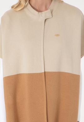 Kadın Taş Triko Panço - 50293013004