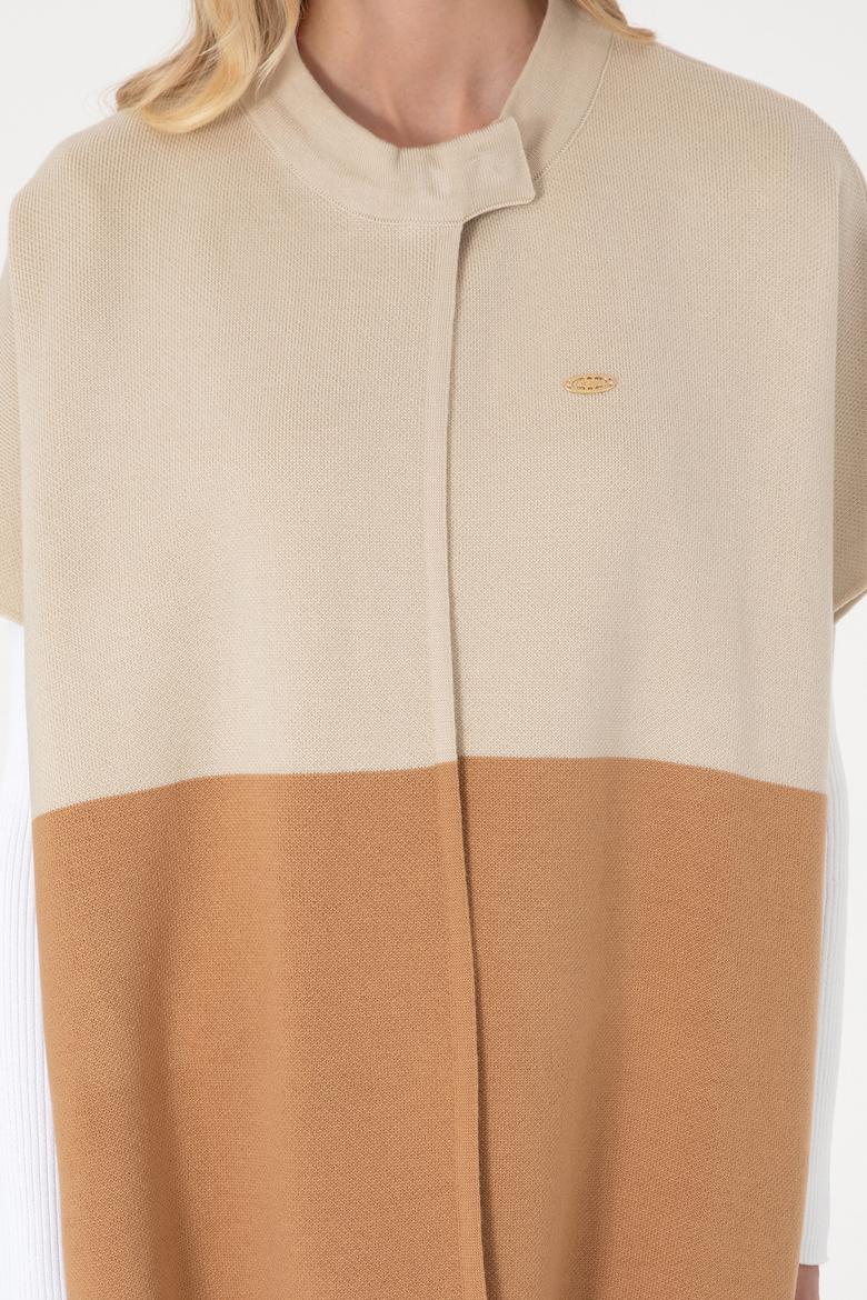 Kadın Taş Triko Panço - 50293013004