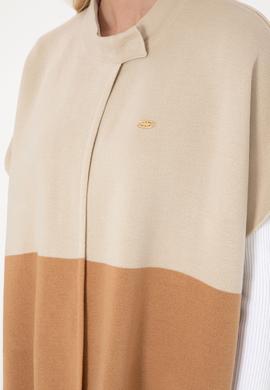 Kadın Taş Triko Panço - 50293013004