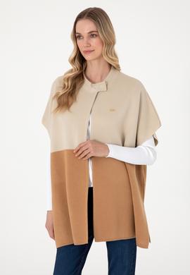 Kadın Taş Triko Panço - 50293013004