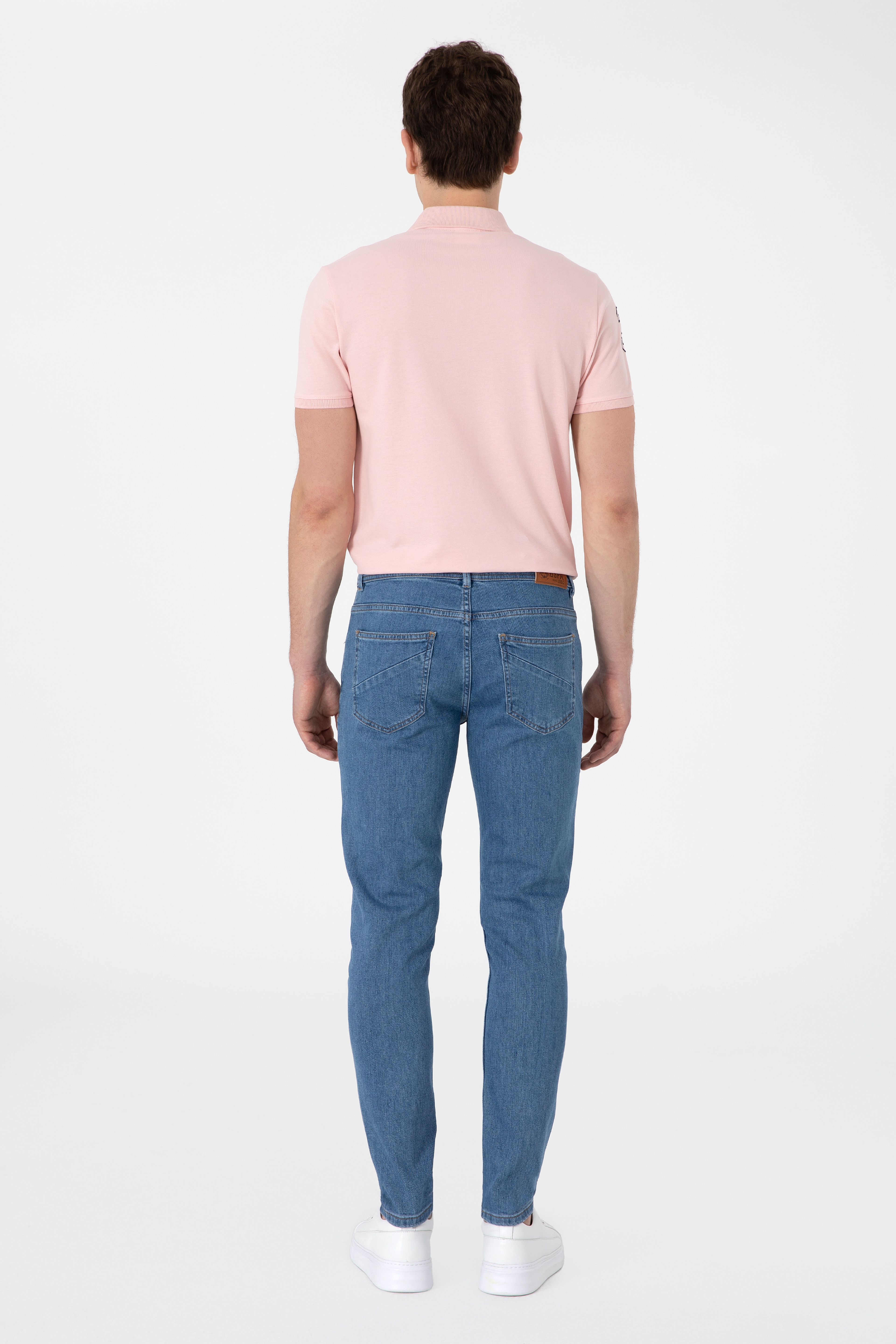 Erkek Mavi Jean Pantolon - Image 4