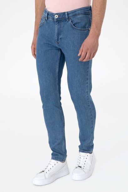 Erkek Mavi Jean Pantolon