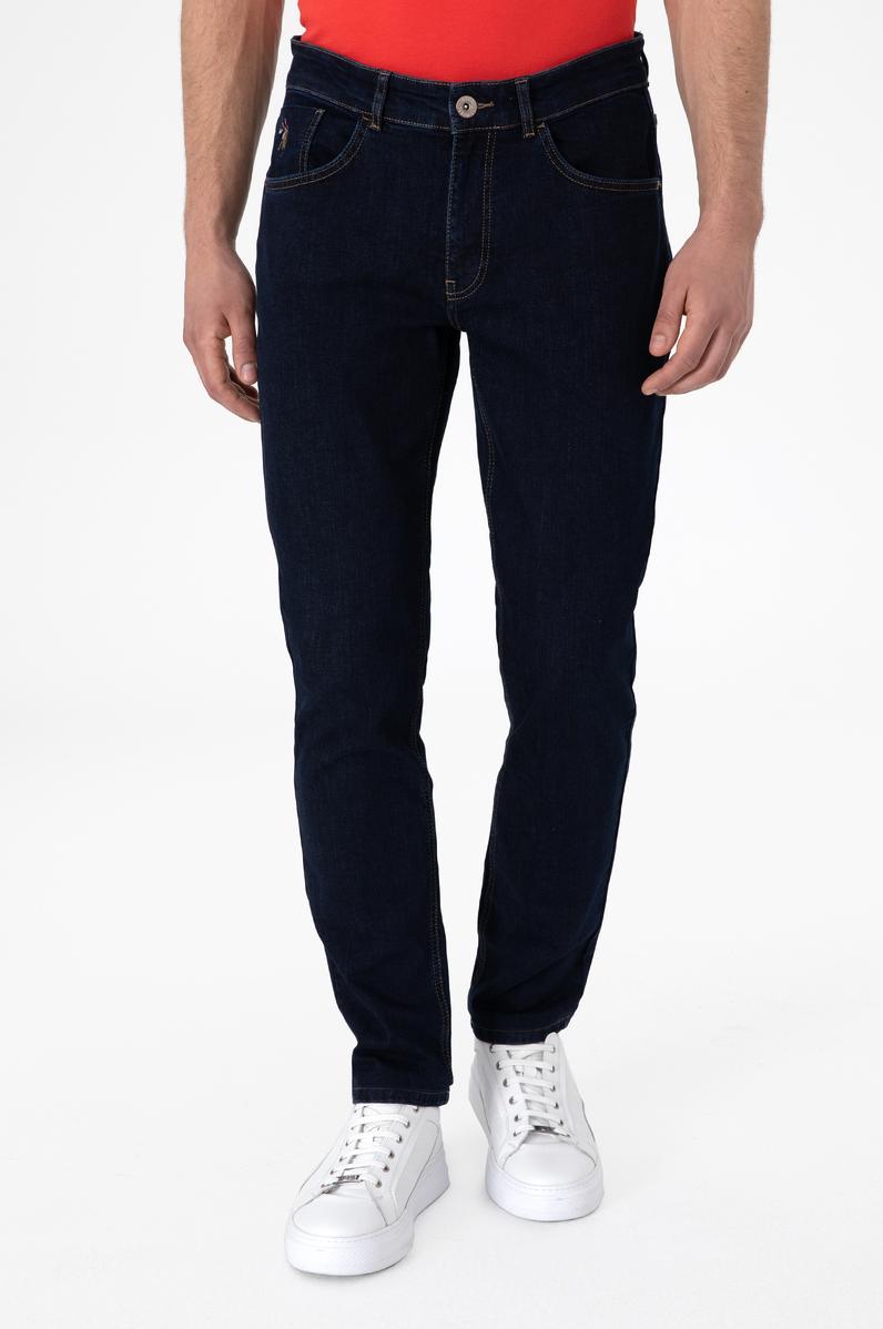Erkek Koyu Mavi Jean Pantolon