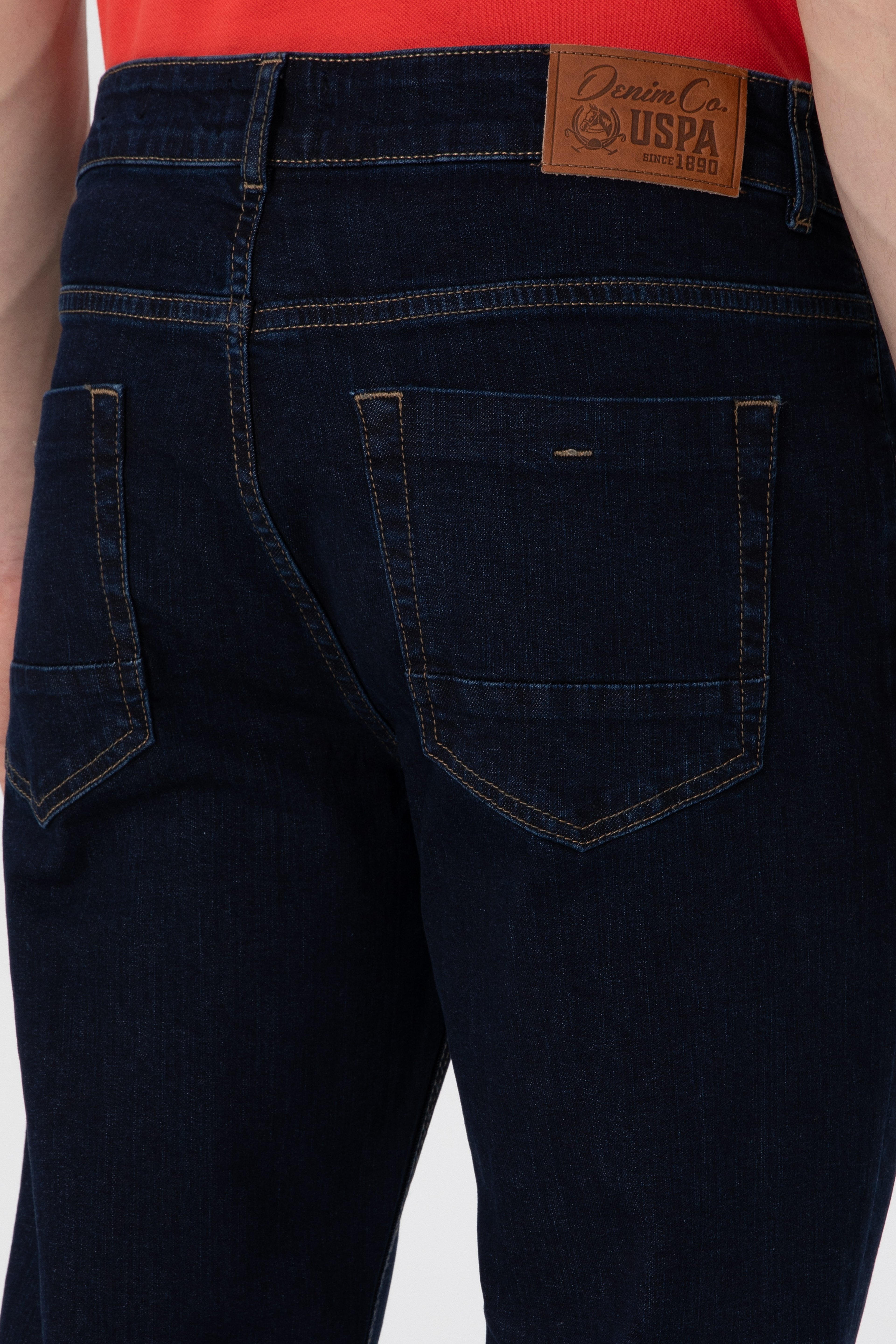 Erkek Koyu Mavi Jean Pantolon - Image 6