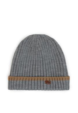 Erkek Gri Melanj Kaşkol Bere Takım - 50275689001