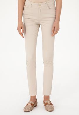 Kadın Taş Toothpick Fit Kanvas Pantolon - 50299110034