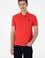 Erkek Slim Fit Polo Yaka Kırmızı Basic Tişört