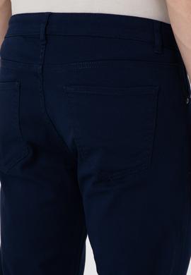 Erkek Lacivert Kanvas Pantolon - 50309126017