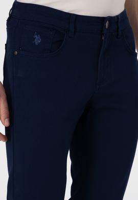 Erkek Lacivert Kanvas Pantolon - 50309126017