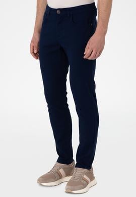 Erkek Lacivert Kanvas Pantolon - 50309126017
