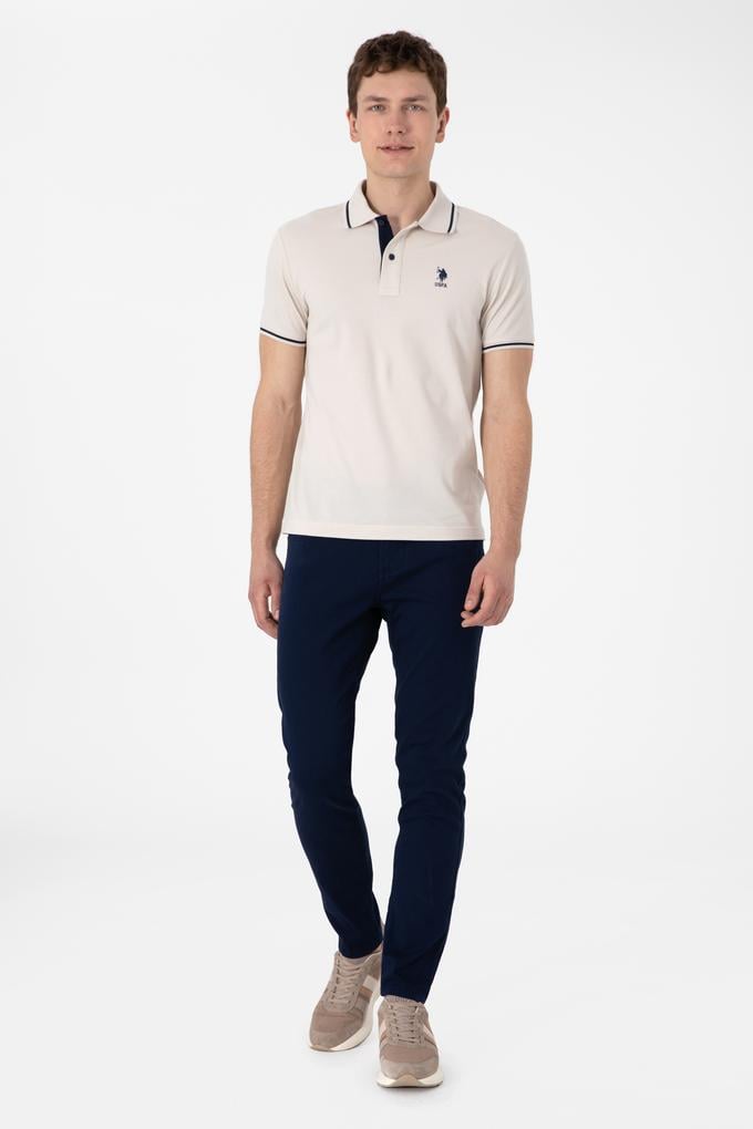 Erkek Lacivert Kanvas Pantolon