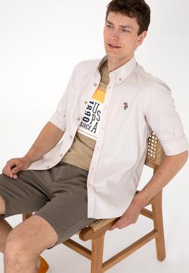 Erkek Taş Uzun Kollu Basic Gömlek - 50297897043