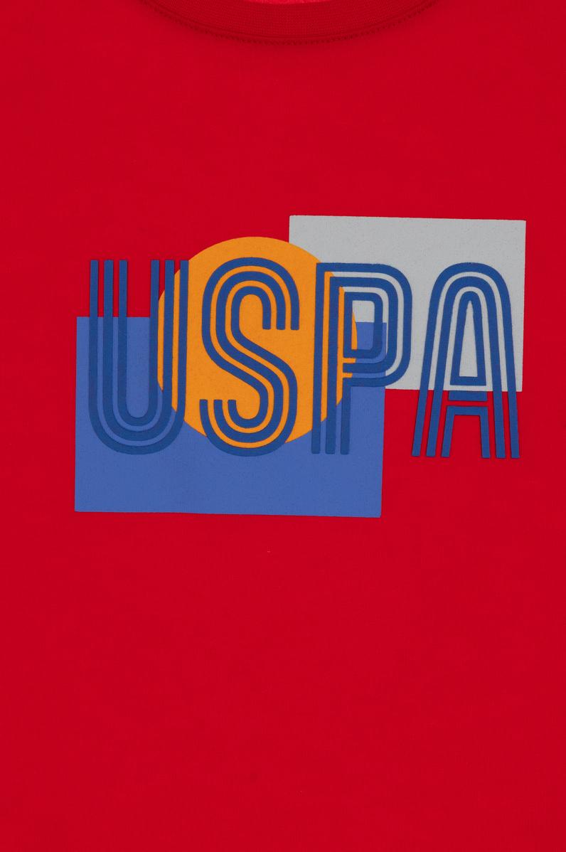 Erkek Çocuk Kırmızı Bisiklet Yaka Tişört