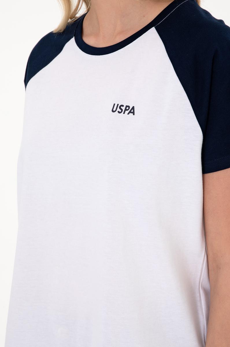 Kadın Lacivert Bisiklet Yaka Tişört