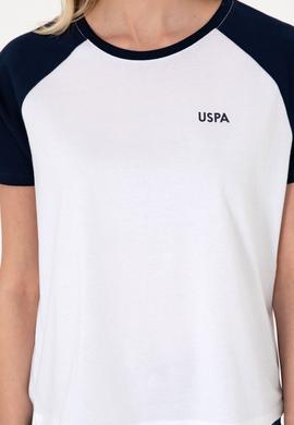 Kadın Lacivert Bisiklet Yaka Tişört - 50305771009