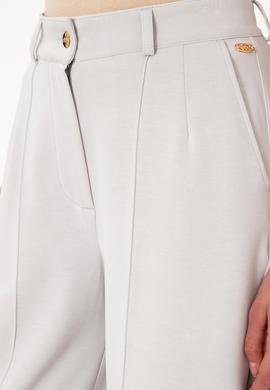 Kadın Taş Modal Karışımlı Loose Fit Örme Pantolon - 50308640015