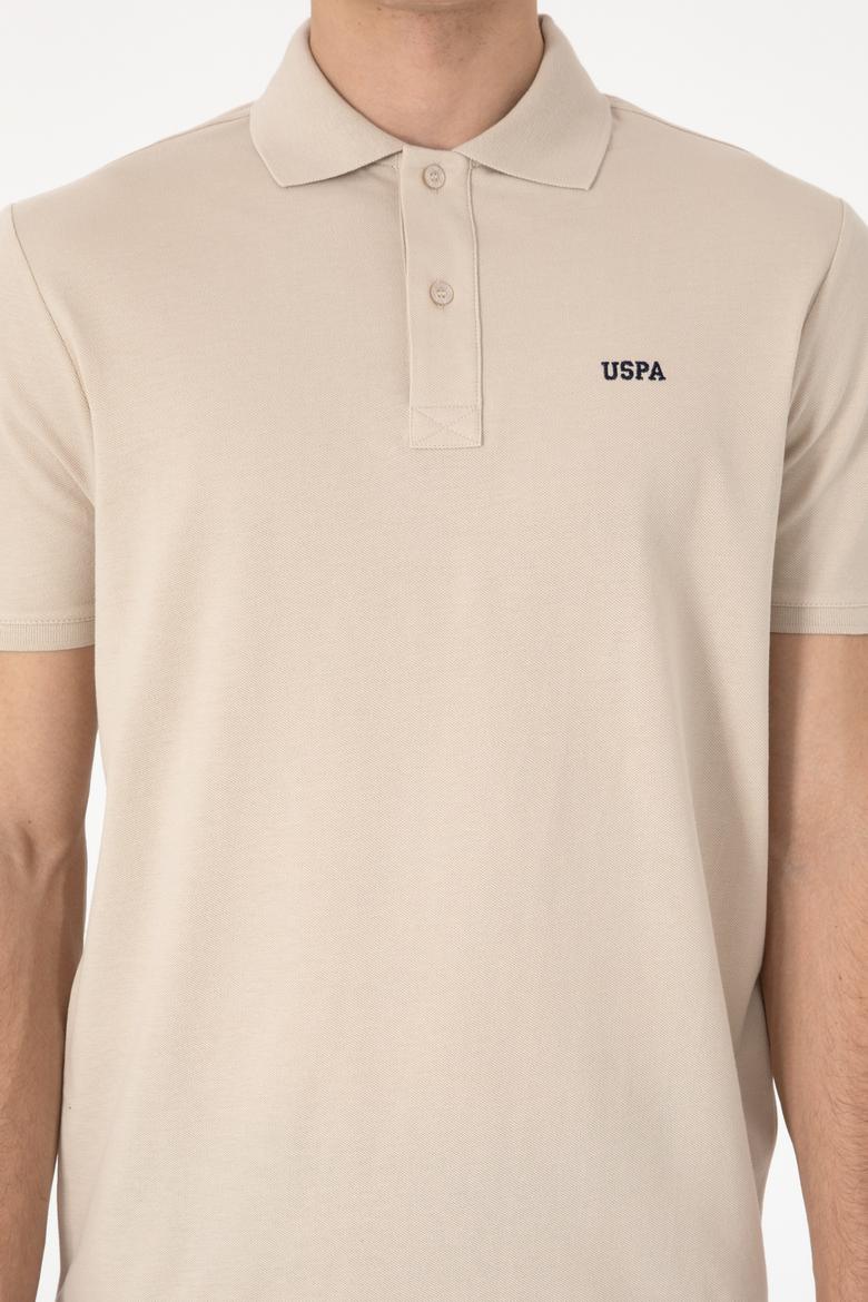 Erkek Regular Fit Polo Yaka Taş Basic Tişört - 50306007143