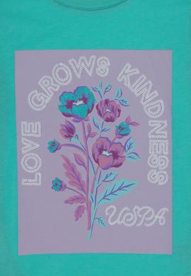 Kız Çocuk Mint Tişört - 50300638015